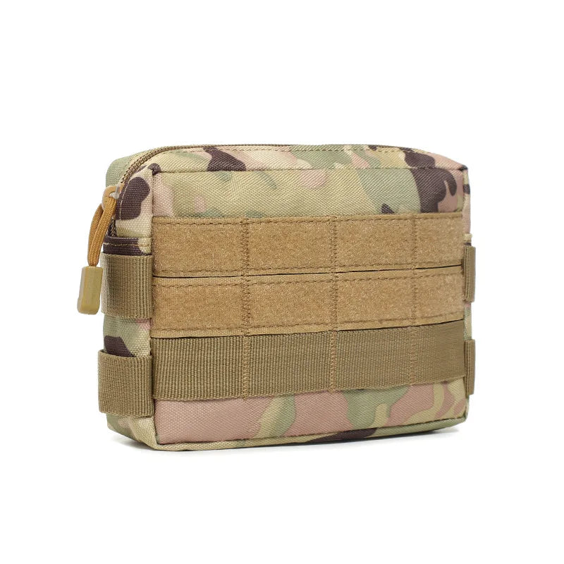 Tactical Pouch EDC Tool Storage Kit with Molle System Multifunctional Mobile Phone Case Bag for Hunting Exploration Hike