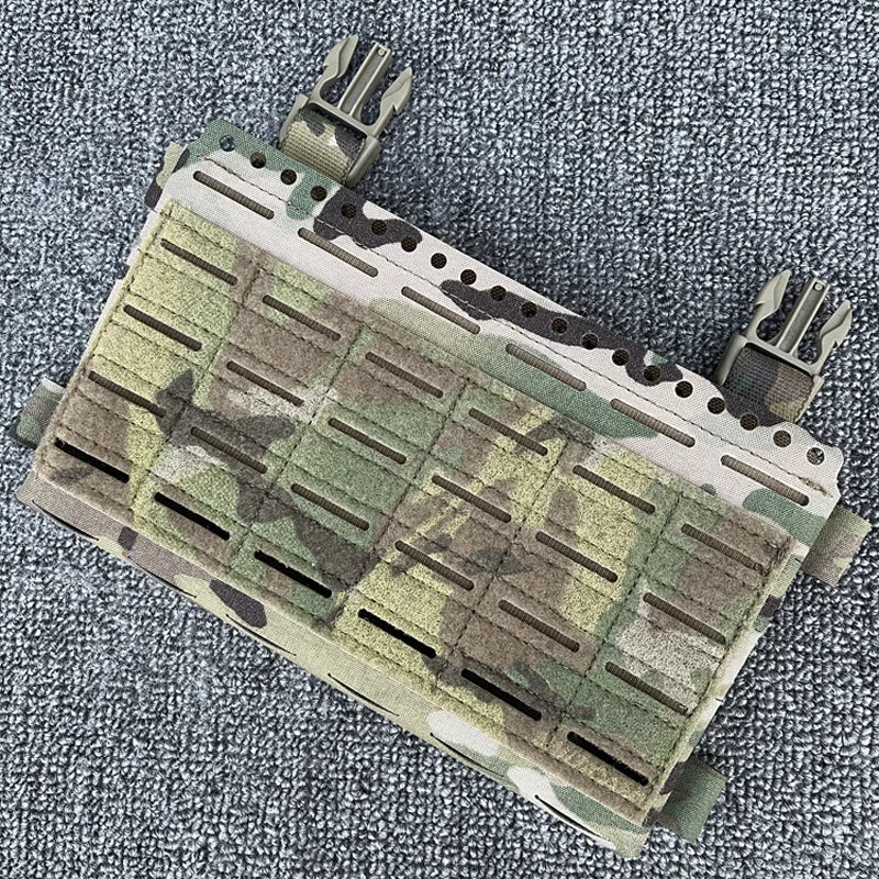 Airsoft MK5 SS Chest Rig Plate Multicam Tactical Chest Hanging Laser Cutting Molle Expansion Conversion Carrier Plate Pouch Gear