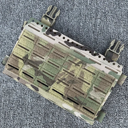 Airsoft MK5 SS Chest Rig Plate Multicam Tactical Chest Hanging Laser Cutting Molle Expansion Conversion Carrier Plate Pouch Gear