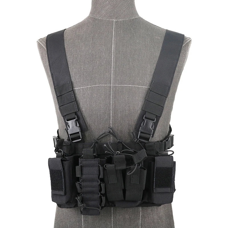 &AR15 M4 M16 AK47 HK416 D3 Tactical Vest CS Wargame Body Vest Outdoor Chest Rig Vest For Airsoft Hunting Sport
