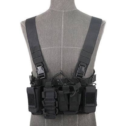 &AR15 M4 M16 AK47 HK416 D3 Tactical Vest CS Wargame Body Vest Outdoor Chest Rig Vest For Airsoft Hunting Sport