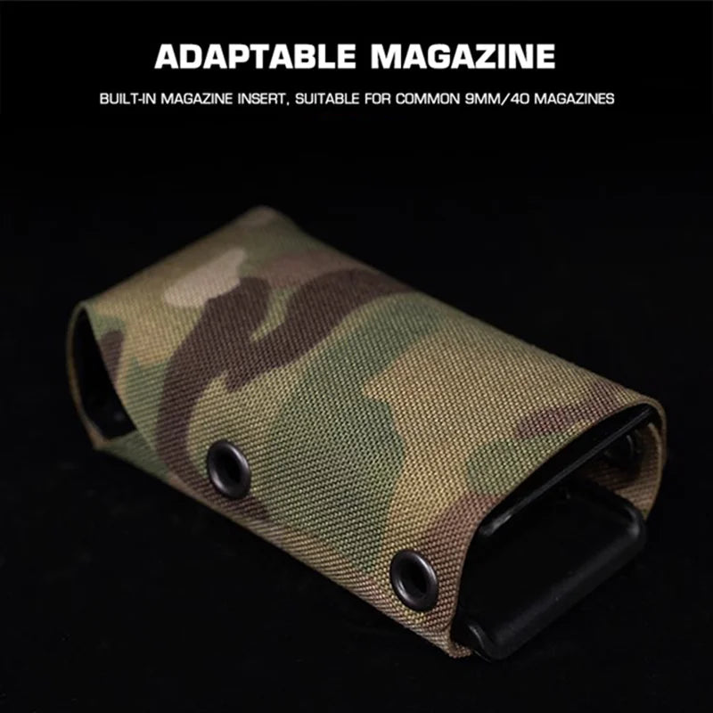 Lightweight Mag pouch AR15 M4 5.56/9mm MOLLE Magazine Pouch Built-in Nylon Holder Insert Hunting Rifle Pistol Gear