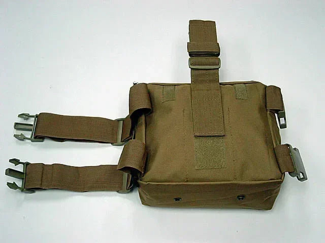 Hunting Molle Tactical DUMP Drop Leg Panel Utility Pouch Outdoor Hiking Storage Magazine Camo Waist Bag