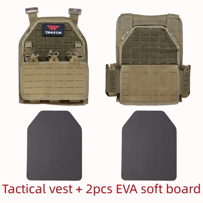Multicam Camo Tactical Vest Quick Release Molle Modular Protective Vest for Outdoor CS Wargame Hunting yakeda 6094