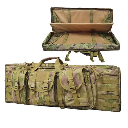 93CM/108CM/118CM/142CM Outdoor Hunting Gun Set Backpack Double Rifle Holster Equipment Camouflage Bag Large Capacity Backpack