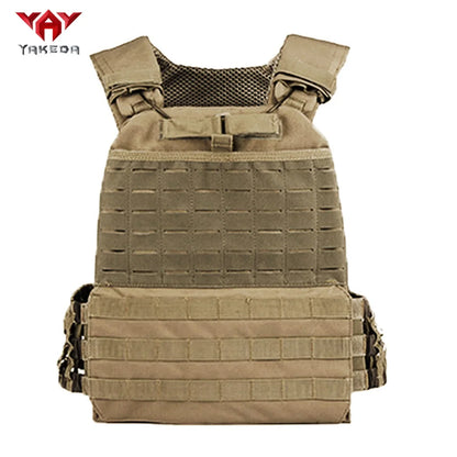 YAKEDA Tactical Vest Viking Chest Rig CS Airsoft Equipment Training Weight Hunting Vests with Steel Wire