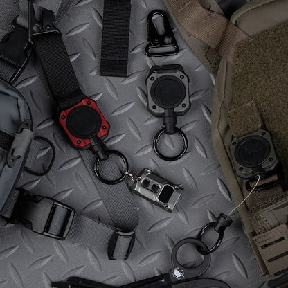 Tactical Multifunctional Retractable Rope Lightweight & Portable Hunting Airsoft Training Gear Battle Belt Plate Carrier