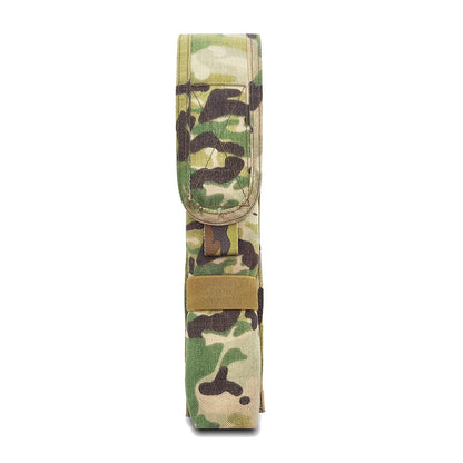 Tactical Single C4 Slap Charge Pouch, Long Strip Tool Storage Bag, MOLLE Multi-purpose Accessory Bag