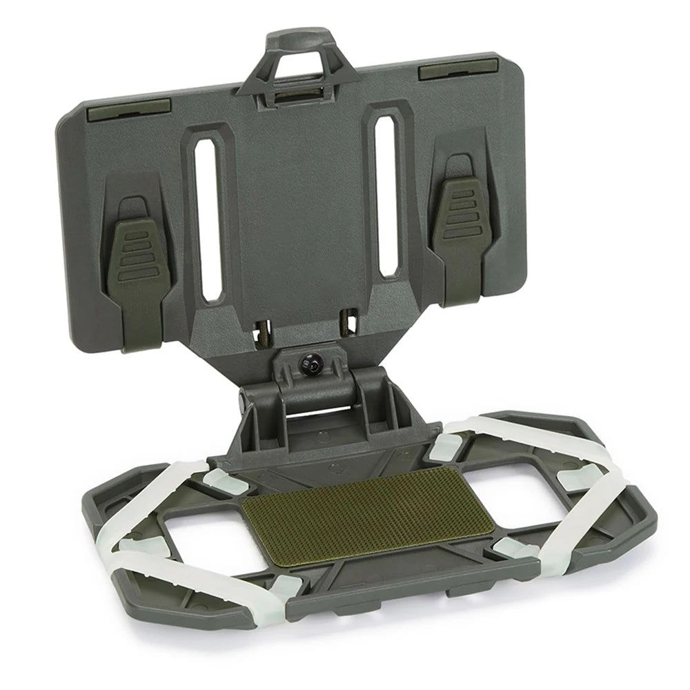 Tactical Molle Mobile Phone Carrier Quick Access Folding Holder for 4.7"-6.7" Phones Hunting Vest Chest Bracket Airsoft Otdoor