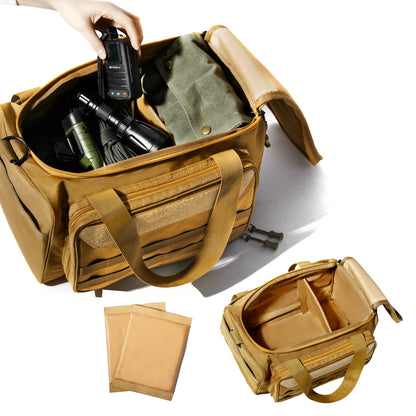 Gun Range Bag Outdoor Hunting Training Shooting Tactical Pistol Gun Case Hiking Camping Large Capacity Handbag