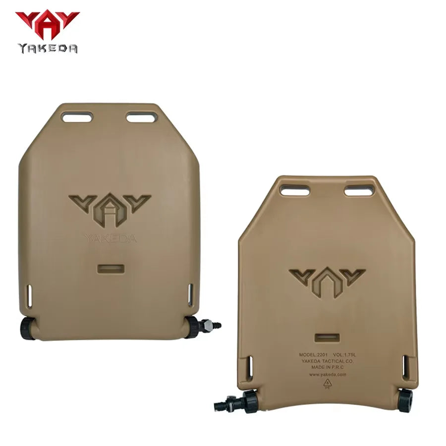 YAKEDA 1.75L Large Capacity Hydration Bladder Insert Board PE Food Grade Odorless Tactical Vest Inner Liner