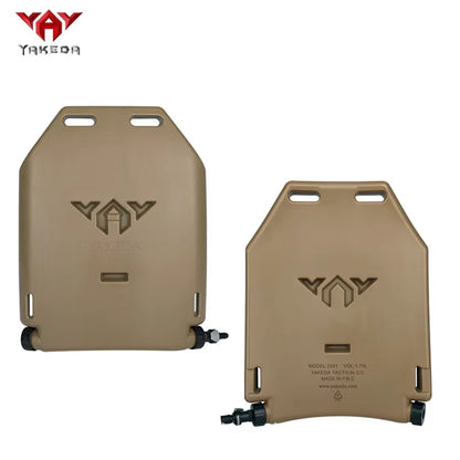 YAKEDA 1.75L Large Capacity Hydration Bladder Insert Board PE Food Grade Odorless Tactical Vest Inner Liner