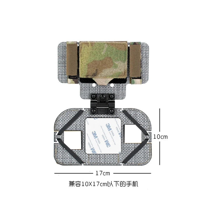 Tactical Hunting Vest Chest Molle Bag Mobile Phone Bracket Pouch