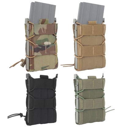 5.56 Magazine Pouch Tactical AK AR M4 AR15 Single Magazine Carrier Pitol Molle Mag Holster Pouch for Hunting ﻿