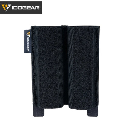 IDOGEAR Tactical Double Magazine Pouch for 9mm Mag DOPE Insert Mag Holder 35113