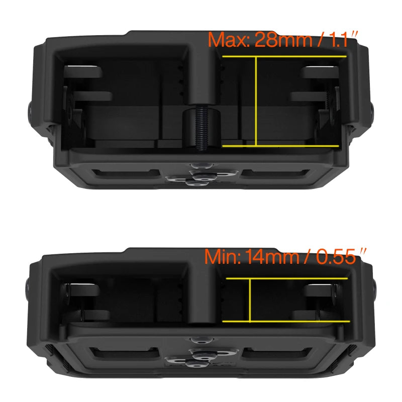 Universal Double Magazine Pouch with Belt Clip for Various Caliber Single Or Double Stack Magazines