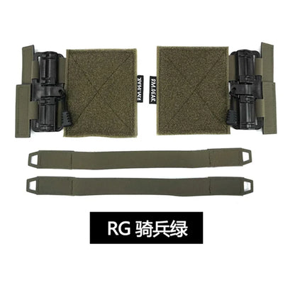 Tactical Vest Universal MOLLE Quick Release Buckle Set Cummerbund Adapter for JPC CPC AVS 6094 420 Vest