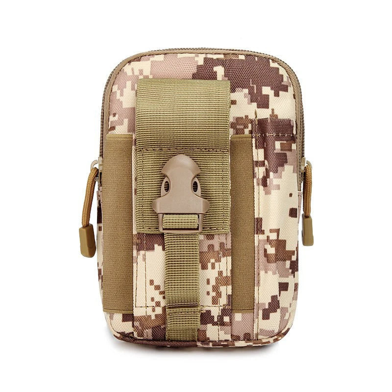 Mobile Phone Case Pouch Waist Bag Waterproof Nylon Multifunction Casual Men Waist Pack Male Small Bag