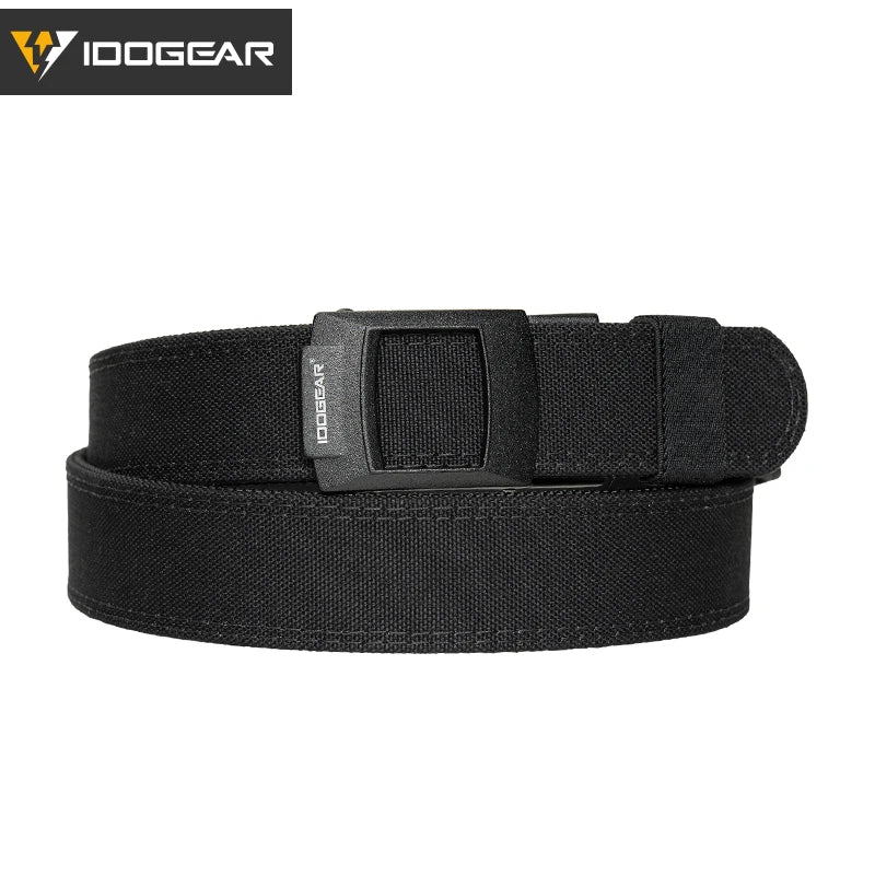 IDOGEAR 1.5 Inch Hard Tactical Belt With Adjustable Buckle 1000D Nylon for EDC CCW Duty Use 3448