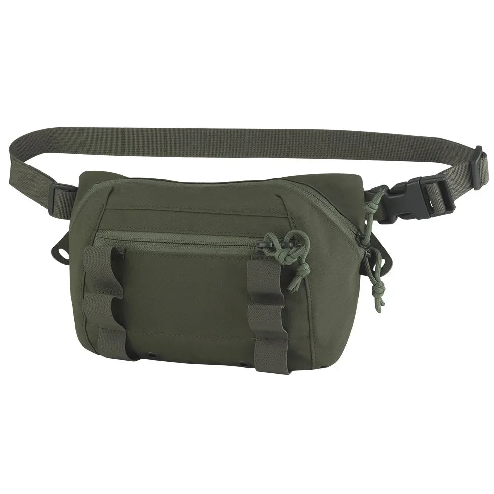 Tactical SS Style Abdominal Dangler Drop Storage Pouch  Box MOLLE Waist Bag Fit Plate Carrier Vest Airsoft CS Game Hunting
