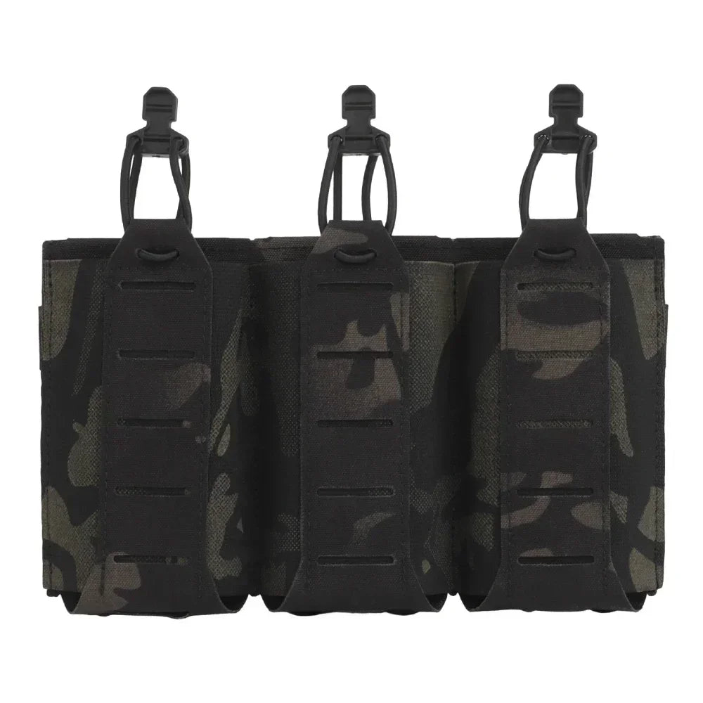 5.56/7.62mm Lightweight Triple Elastic Mag Pouch Molle Accessories Waist Bag Holster Hunting clothing accessories