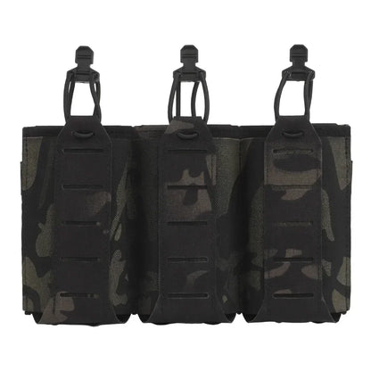 5.56/7.62mm Lightweight Triple Elastic Mag Pouch Molle Accessories Waist Bag Holster Hunting clothing accessories