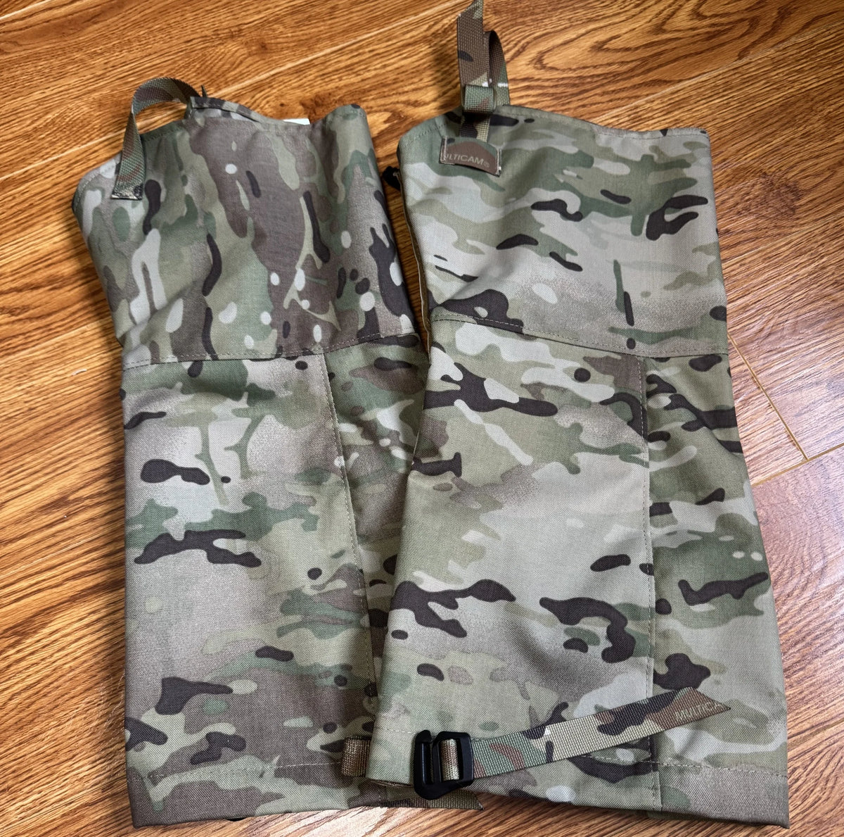 Tactical Leg Gaiters High Gaiters Gaiters Knee Protection Anti-Tear Nylon Fabric Full Length Zip Breathable Camping Hiking