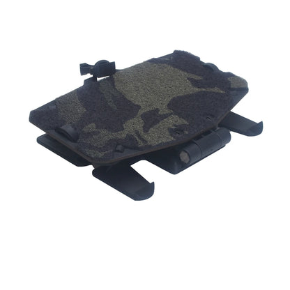 Tactical Vest MOLLE Foldable & Sliding Design Navigation Phone Holder  with Kyd-ex Plate