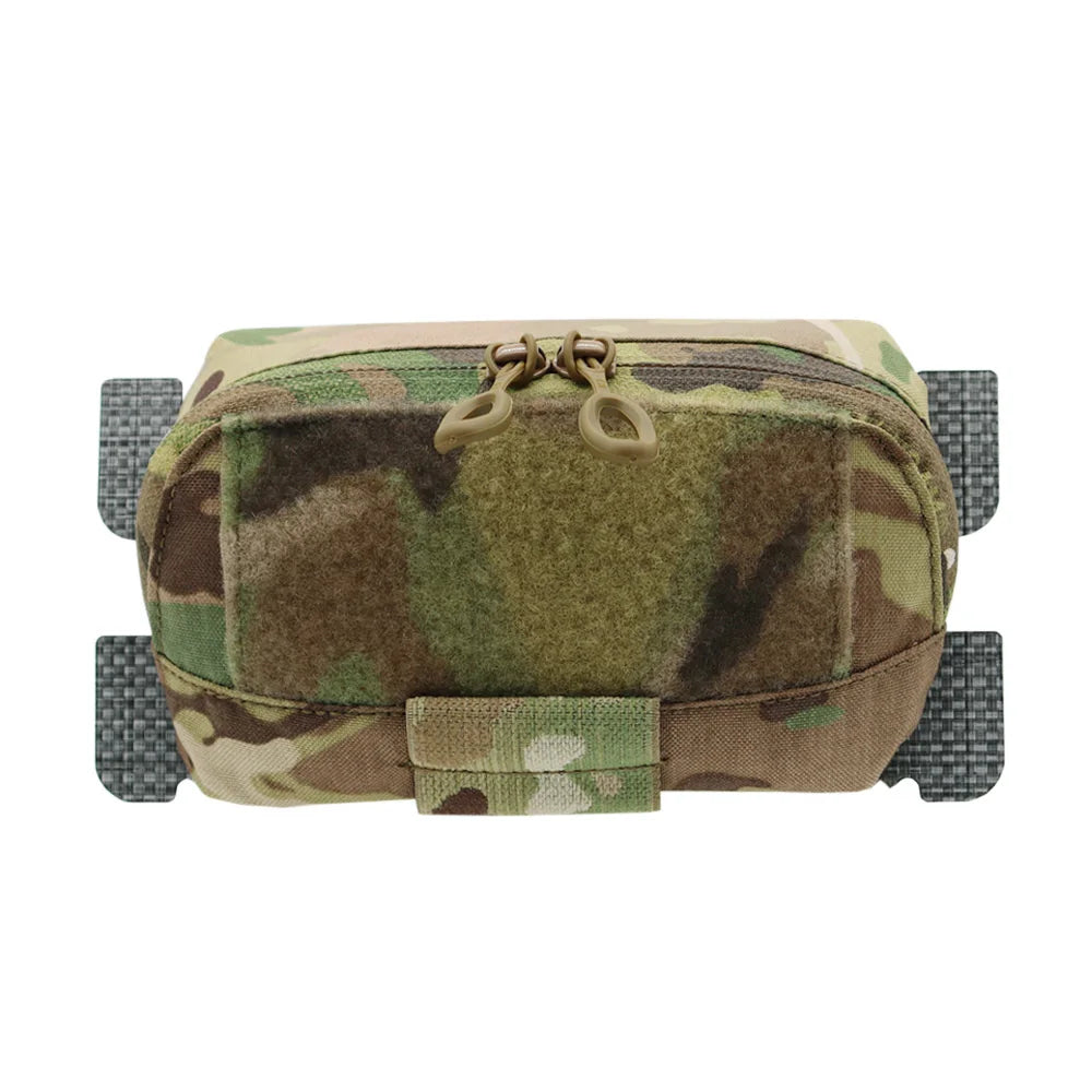 VULPO Tactical FCPC Vest MOLLE Adapt Admin Panel Pouch Chest Expansion Sub Bag Utility Map Pouch For Hunting Airsoft Vest