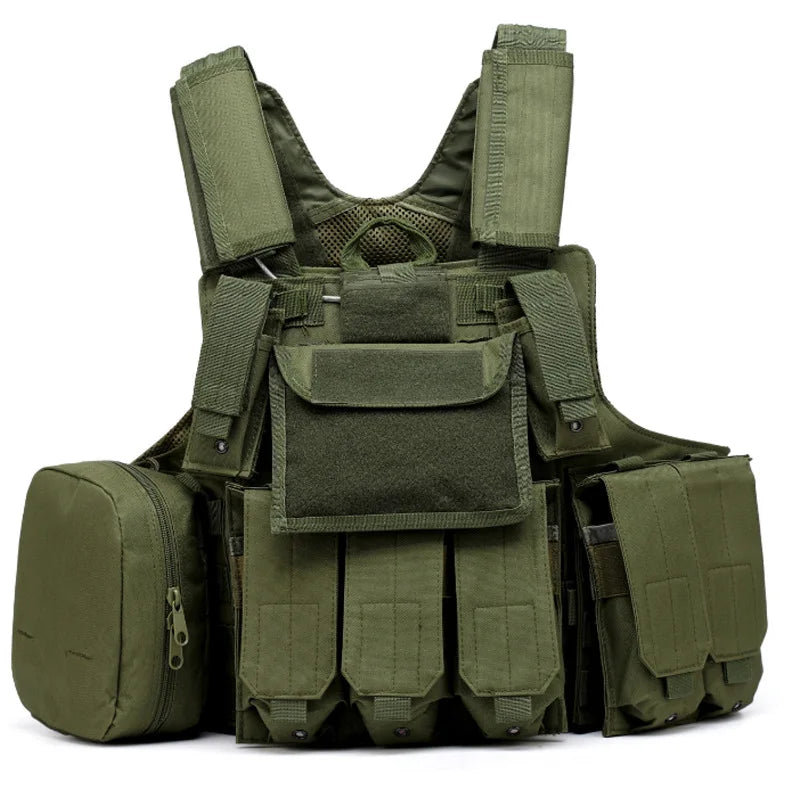 Airsoft Tactical Vest Molle Combat Assault Plate Carrier Tactical Vest CS Outdoor Clothing Hunting Paintball Vest
