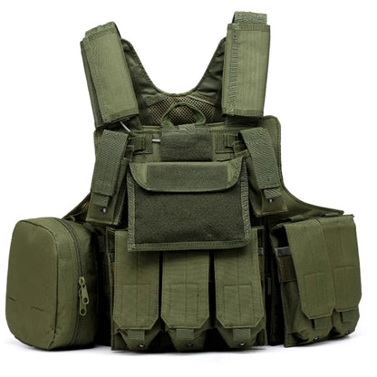 Airsoft Tactical Vest Molle Combat Assault Plate Carrier Tactical Vest CS Outdoor Clothing Hunting Paintball Vest