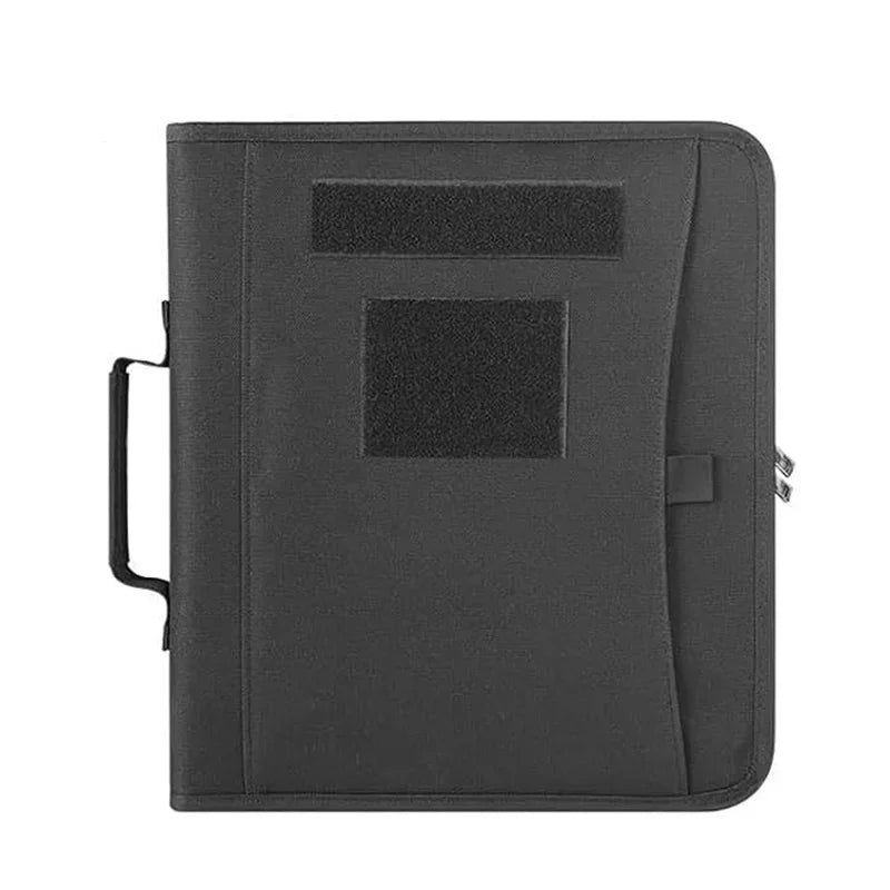 A4 A5 A6 Multicam Camo Tactical Notebook with Zippered Padfolio Ring Binder Loose-Leaf Paper Weatherproof Notepad