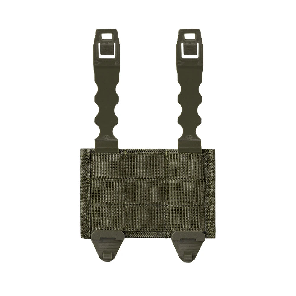 OPHIDIANTAC Tactical 5.56+9mm Hybrid Mag Pouch MOLLE Quick-Insert Magazine Bag with Pull-Tabs for AR15 M4 Airsoft Gear