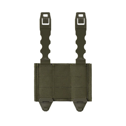 OPHIDIANTAC Tactical 5.56+9mm Hybrid Mag Pouch MOLLE Quick-Insert Magazine Bag with Pull-Tabs for AR15 M4 Airsoft Gear