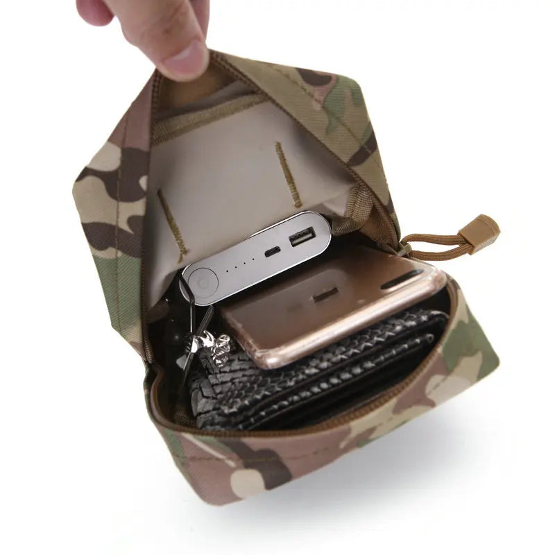 Outdoor Molle EDC Pouch Waterproof Nylon Multi-Purpose Pack Tactical Universal Hunting Camping Bag MOLLE Accessories Pocket