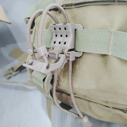 Tactical Flashlight Clip Molle Hiking Accessories Multifunction Hanging Buckle Shovel Clamp Axe Clamp Bracket Military Backpack