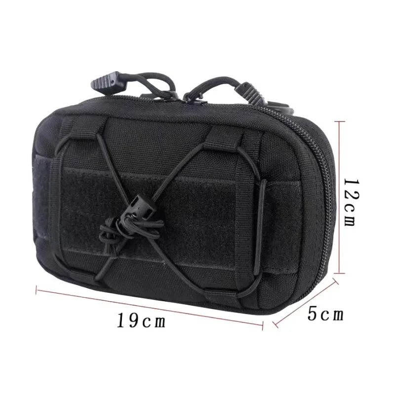 New Molle Waist Bag Tactical Medical First Aid Pouch Tool Gadget Pouch Outdoor Sports Hunting Bag Backpack Vest Accessories Bag