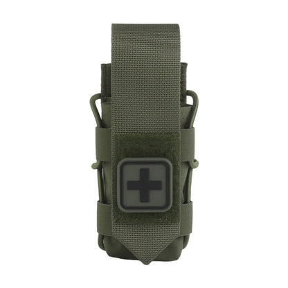 Universal Tourniquet Pouch Split Design Micro Trauma Outdoor First Aid Kit Flip-top Type Adapt To Belt Plate Carrier