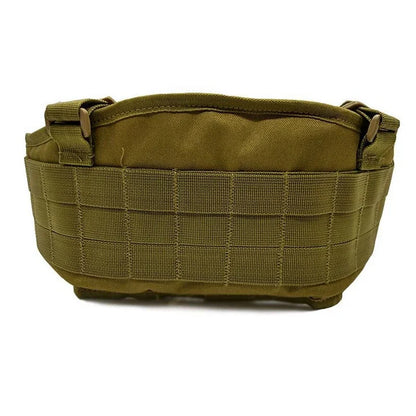 Tactical Molle Waist Belt Vest H-shaped Men Army Waist Girdle with Shoulder Strap Soft Padded Hunting Adjustable Belt Vest