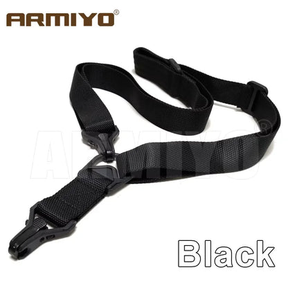 Armiyo Tactical Mission S2 S3 S4 Hunting Sling 2 Point Adjustable Shoulder Strap Belt Mount Carry Kettle Camera Scope Bag Box