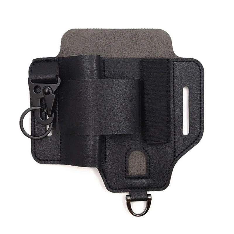 Multitool Sheath Pocket Organizers With Holder Tactically Tool Holsters Leather Belt Sheath Hanging Waist Belt 69HD