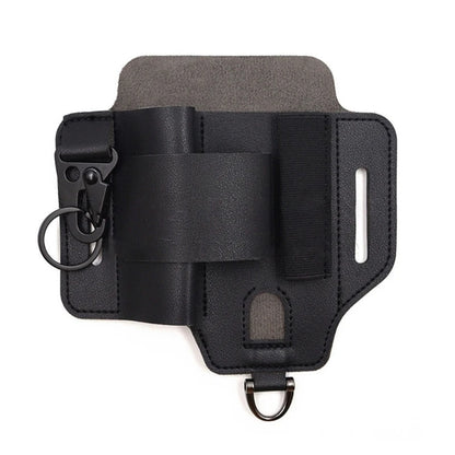 Multitool Sheath Pocket Organizers With Holder Tactically Tool Holsters Leather Belt Sheath Hanging Waist Belt 69HD
