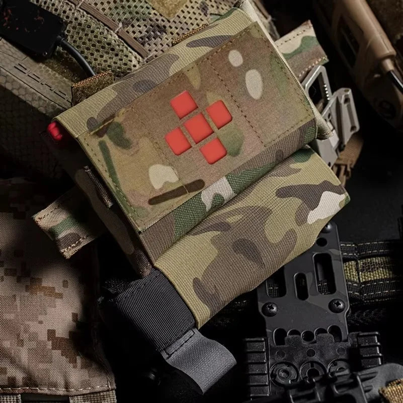 Small Universal Rapid Deployment First Aid Kit,IFAK Survival Safety Medical Pouch Outdoor Camping Hiking Emergency Trauma Kit