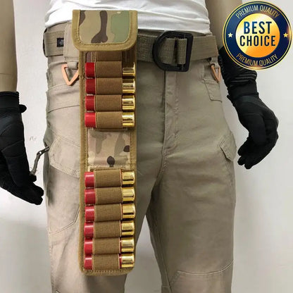 Tactical 16 Round Ammunition Holder 12G Shotgun Molle Bag Magazine Refresh Bullet Combat Bag Hunting Shooting Shell Shell Bag