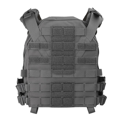 Wosport KZ Tactical Plate Carrier Vest Quick Release Cummerbund G Buckle Adjustable Shoulder Straps for Tactical Airsoft Games