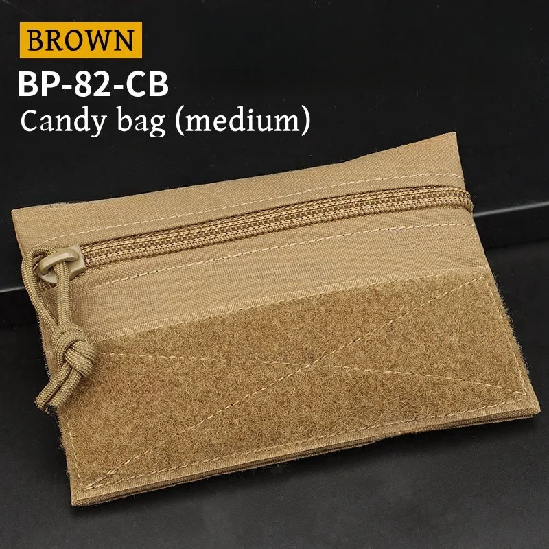 New Outdoor Micro Candy Pouch With Hook&Loop MK3 MK4 Vest Chest Rig Camouflage Portable Storage Camping  Accessories