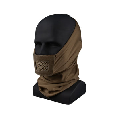 Extended Neck Knight Mask | Windproof Sports Face Mask | for Skiing Motocross & Airsoft