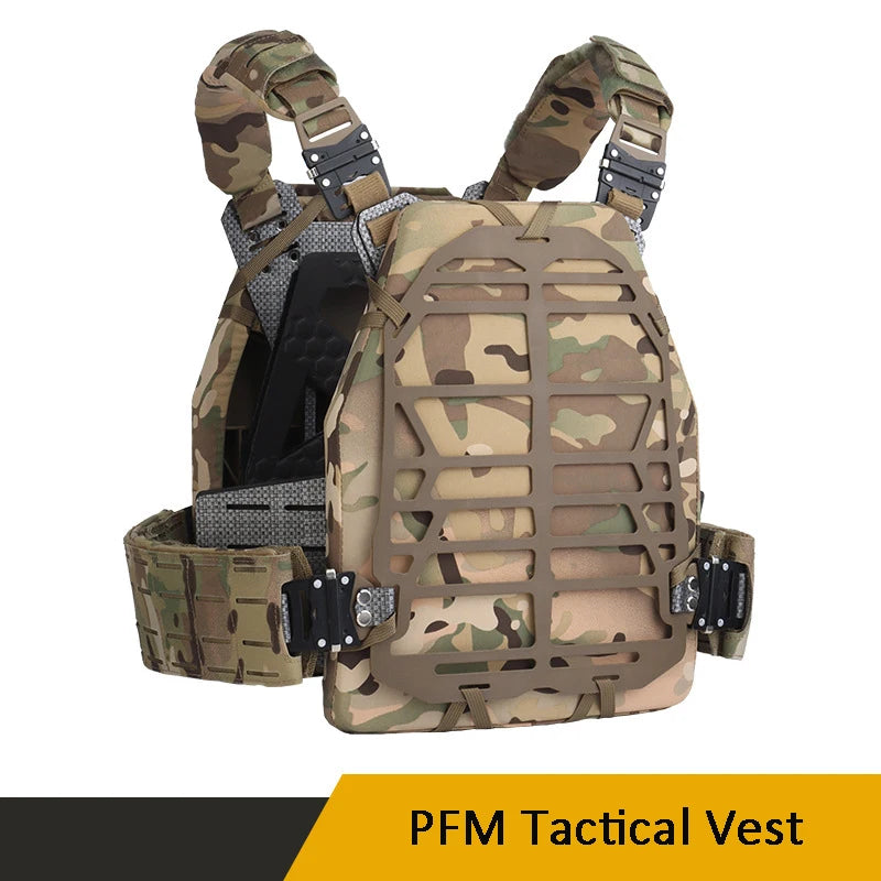 Tactical Vest PFM S&S2.0 Lightweight Combat Quick Release Adjustable Buckle Vest Rescue Rope Hunting Paintball CS Game Vest