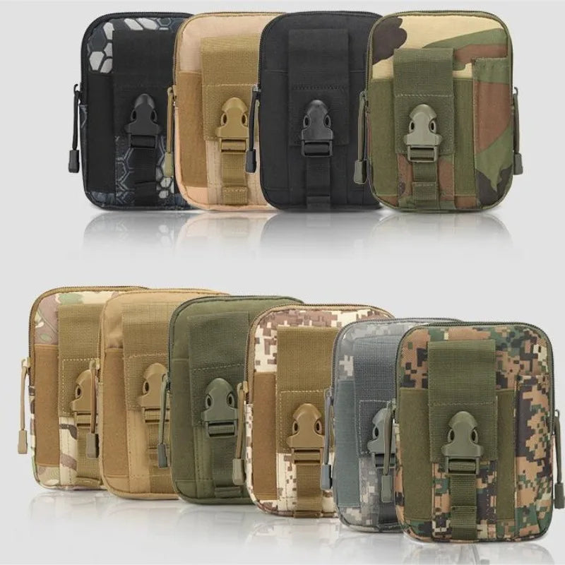 Outdoor Sports Tactical Waist Belt Bag 6 Inch Phone Coin Pouch Molle Accessory Pack Camping Gear Edc Pouch Molle Bag
