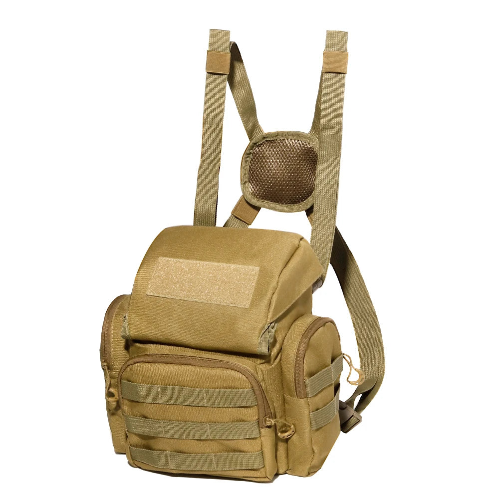 PSKOOK Binocular Harness Chest Pack with Rangefinder Pouch Bird Watching Binocular Case Bino Bag for Outdoor Sports